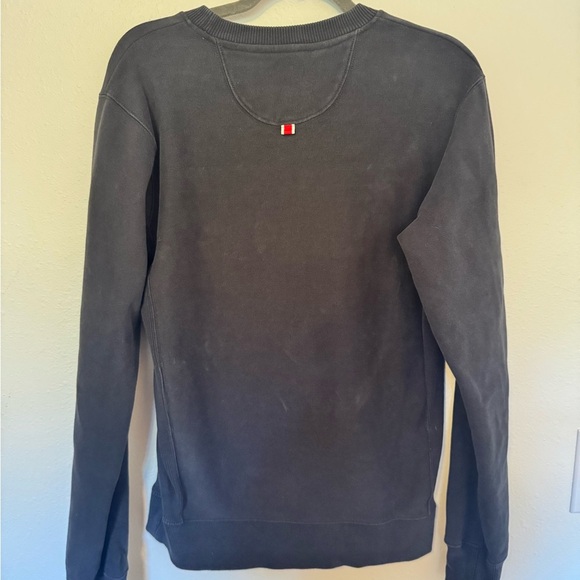 Tracksmith Trackhouse Crewneck Sweatshirt Black Gray Size Small EUC - Picture 3 of 10